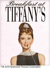 Breakfast at Tiffany's movie artwork.
